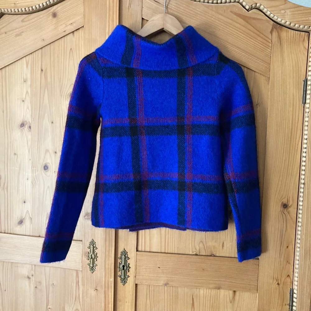 Max Studio Cropped Sweater Coat - Picture 2 of 4